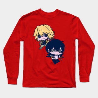 I draw chibi dino and hibari / Katekyo Hitman REBORN Long Sleeve T-Shirt